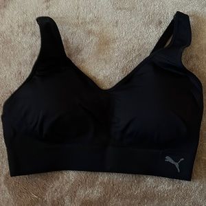 Black Puma sports bra